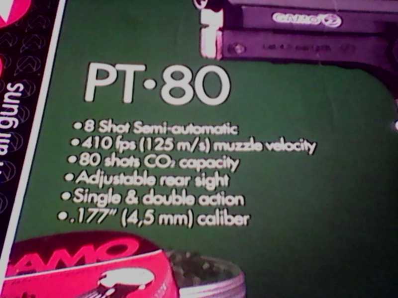 3)Gamo PT-80