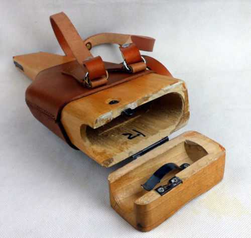 3)Mauser c96 деревянная кобура с ремнем через плечо