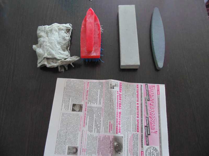 1)Обычная заточка ножа