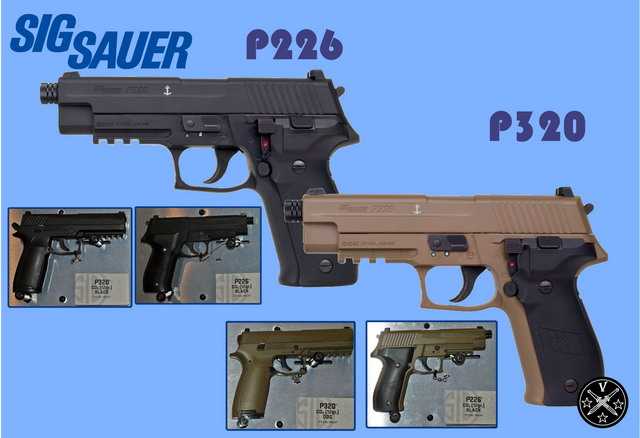 Пневматические пистолеты Sig Sauer P226 и P320