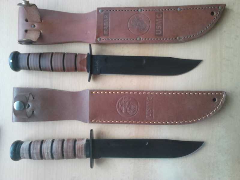 2)Ножи KA-BAR vs. MFH. Найди отличия.