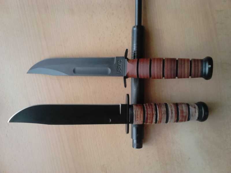 8)Ножи KA-BAR vs. MFH. Найди отличия.