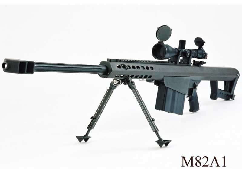 1)Крупнокалиберные снайперские винтовки Barrett M82A1/M107A1