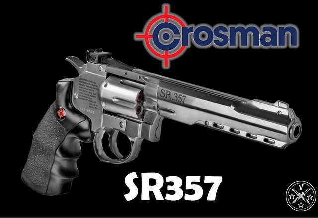 Новый пневматический револьвер СО2 Crosman SR357