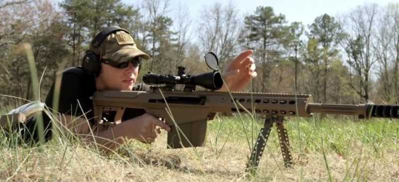 7)Крупнокалиберные снайперские винтовки Barrett M82A1/M107A1