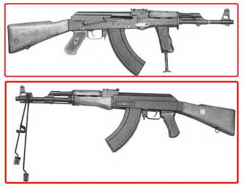 Опытные образцы пулеметов Калашникова