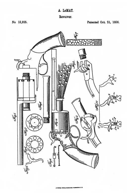 3)Револьвер Ле Ма-капсюльный дробовик, или мечта Терминатора 19 века)))