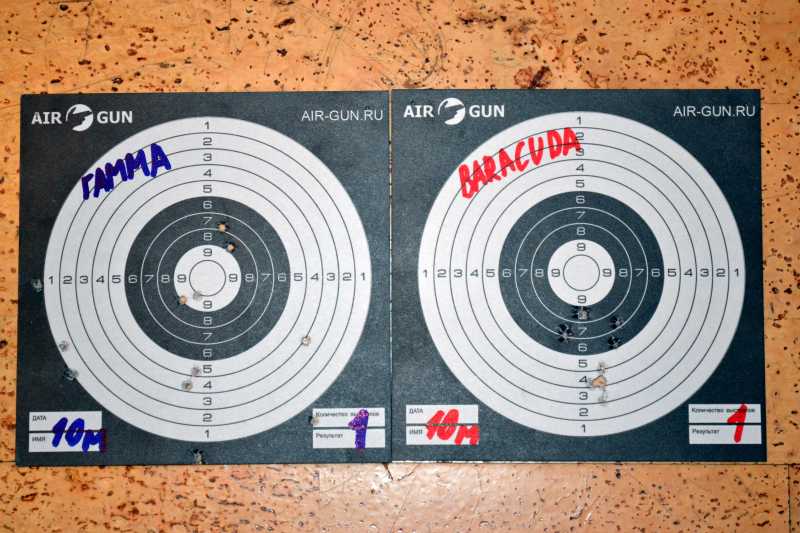 7)Квинтор Гамма 0,7г. vs H&N Barracuda Match 0,69г.