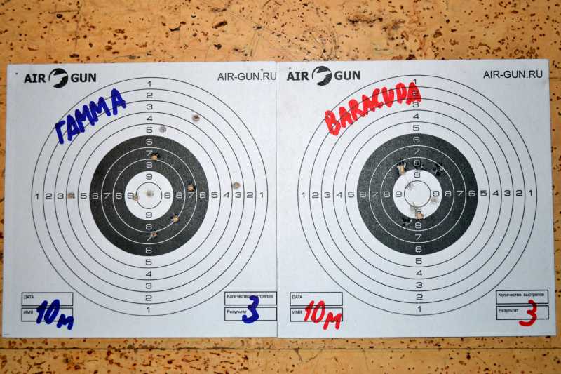 9)Квинтор Гамма 0,7г. vs H&N Barracuda Match 0,69г.