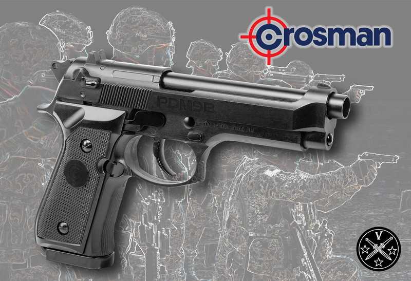 Новинка 2016 от Crosman - пневматический пистолет с нарезным стволом  PDM9B