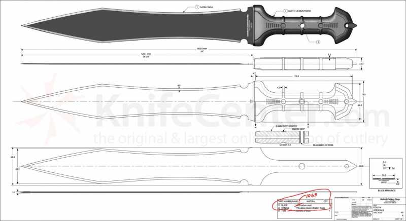 11)В полку гладиев прибыло: United Cutlery Combat Commander Gladiator - гладий в стиле модерн.