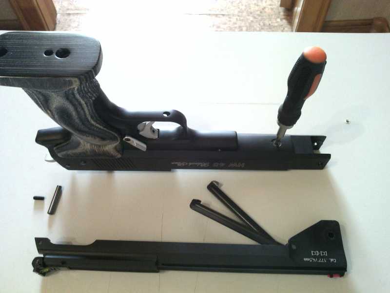 5)Обзор- разборка Weihrauch hw 45 Black Star.