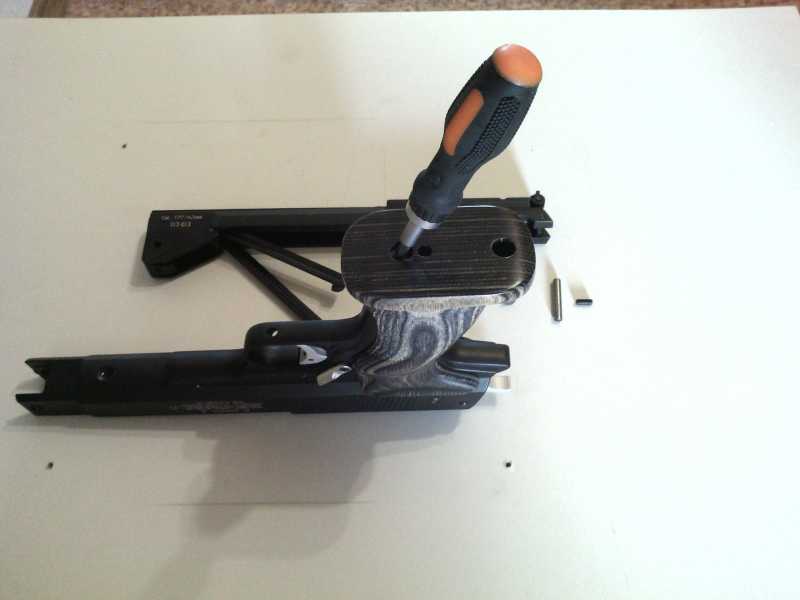 6)Обзор- разборка Weihrauch hw 45 Black Star.