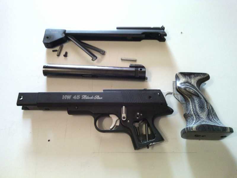 11)Обзор- разборка Weihrauch hw 45 Black Star.