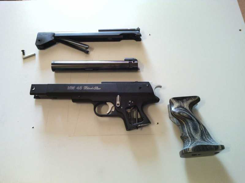 15)Обзор- разборка Weihrauch hw 45 Black Star.