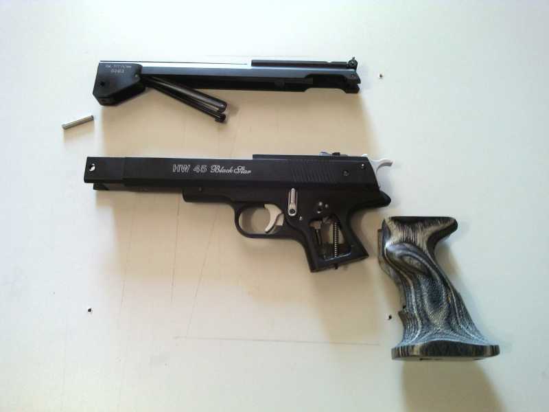 16)Обзор- разборка Weihrauch hw 45 Black Star.