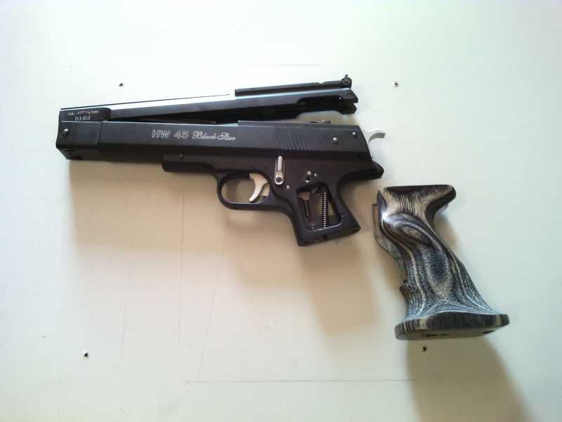 17)Обзор- разборка Weihrauch hw 45 Black Star.