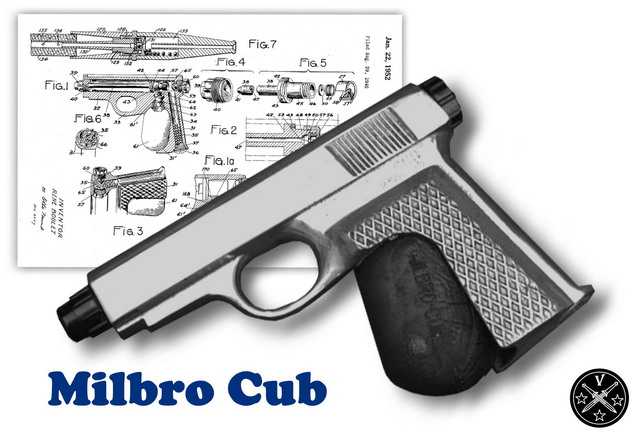 Пистолет игрушка 40-х годов Milbro Cub