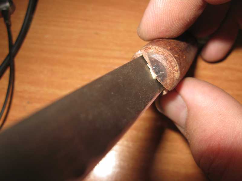 7)Нож для грибов своими руками