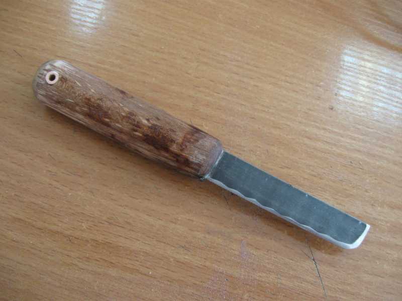 17)Нож для грибов своими руками