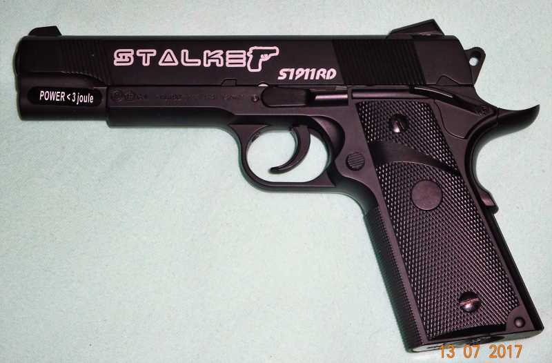 1)Пистолет STALKER S1911RD