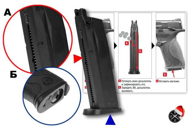 11)НОВИНКА ПНЕВМАТИКИ – UMAREX SMITH&WESSON M&P9L