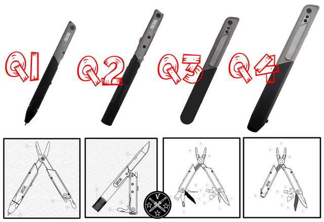 2)Q2 из серии мультитулов-дубинок от SOG