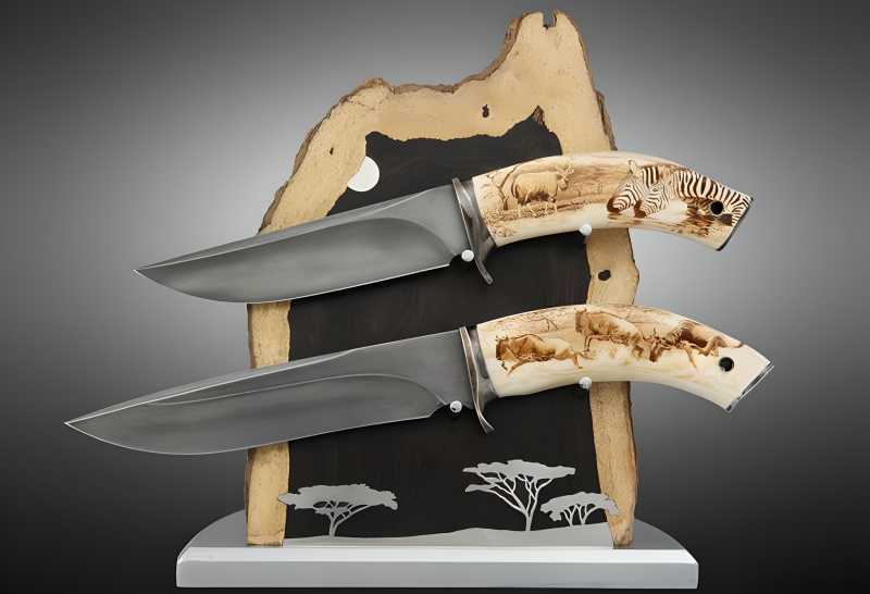 Подставки для охотничьих ножей в магазине Air-Gun