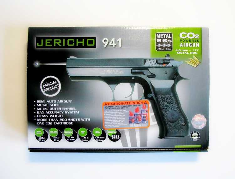 1)Пневматический пистолет Cybergun Jericho 941: Взгляд и первое знакомство.