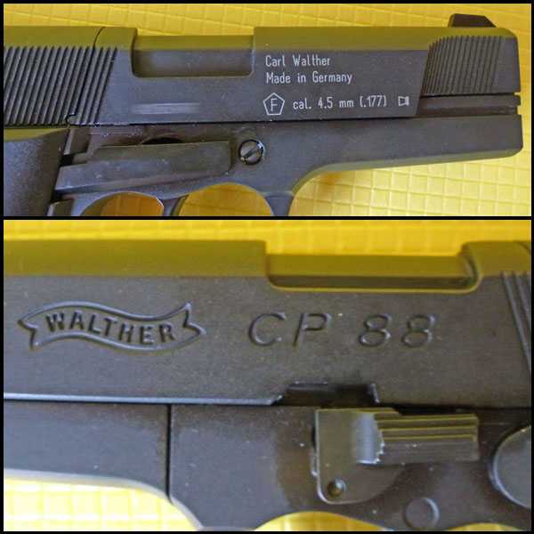 3)Обзор пистолета Umarex Walther CP88