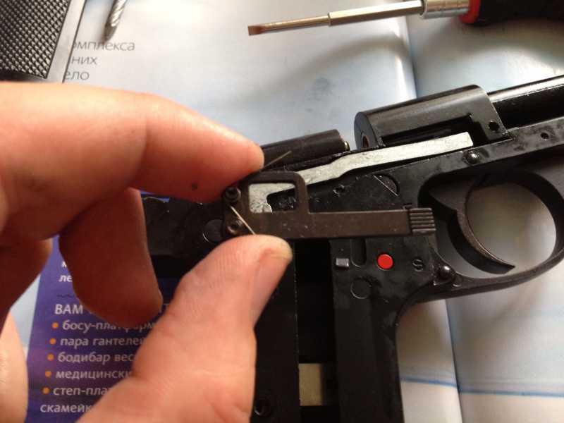 3)Замена ствола Walther PPK/S (Umarex) на стальной