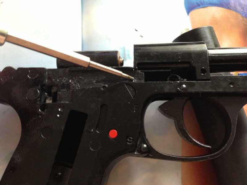 5)Замена ствола Walther PPK/S (Umarex) на стальной