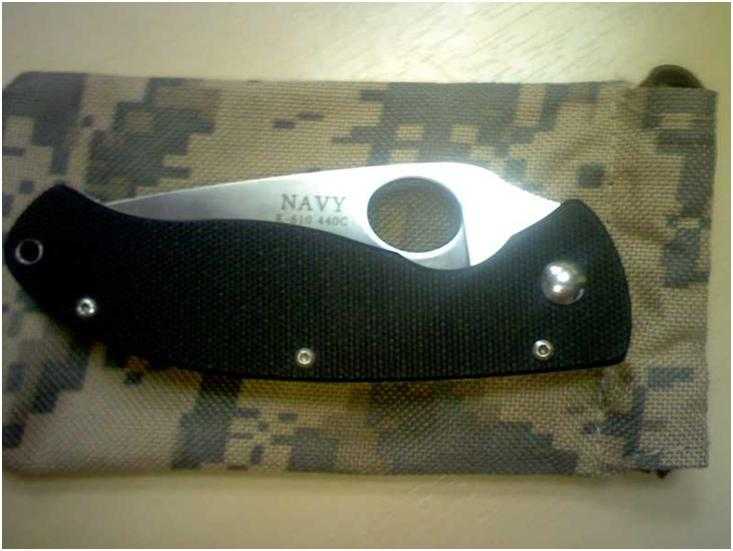 3)Обзор ножа Navy K-610
