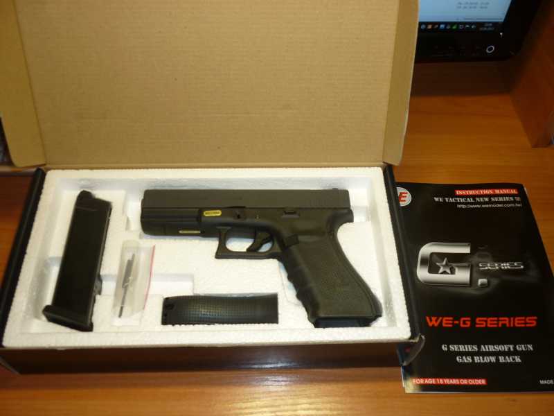 3)Озор пистолета WE Glock-17 gen4, GBB