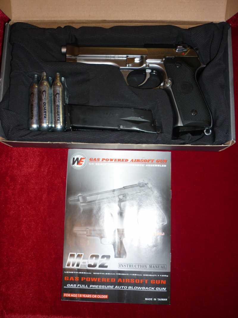 6)Обзор пистолета WE Beretta M-92