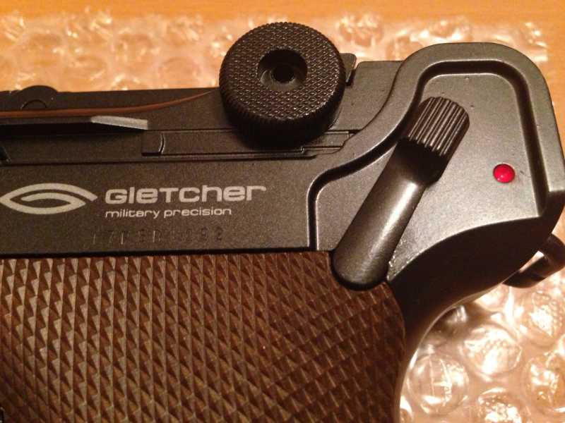 21)Обзор пневматического пистолета Gletcher P08. (Премьера 2013 года!)