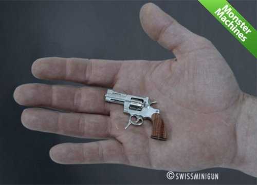 1)Револьвер C1ST - самое маленькое в мире огнестрельное оружие.