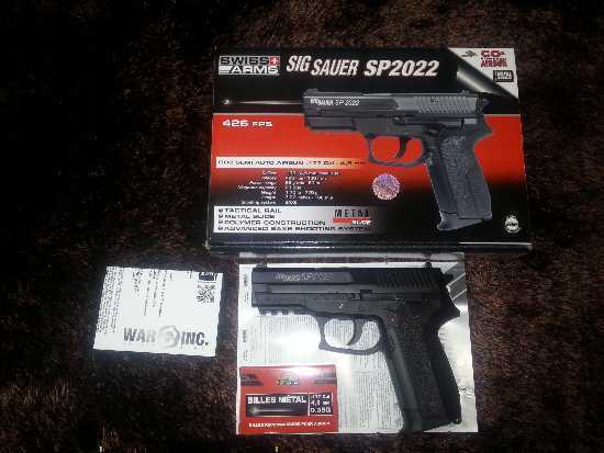 7)Swiss Arms SIG SP2022 Black