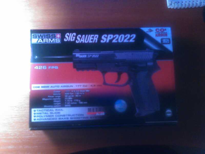 1)Swiss Arms SigSauer SP2022 - первый опыт