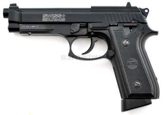 1)Пневматический пистолет Swiss Arms P 92