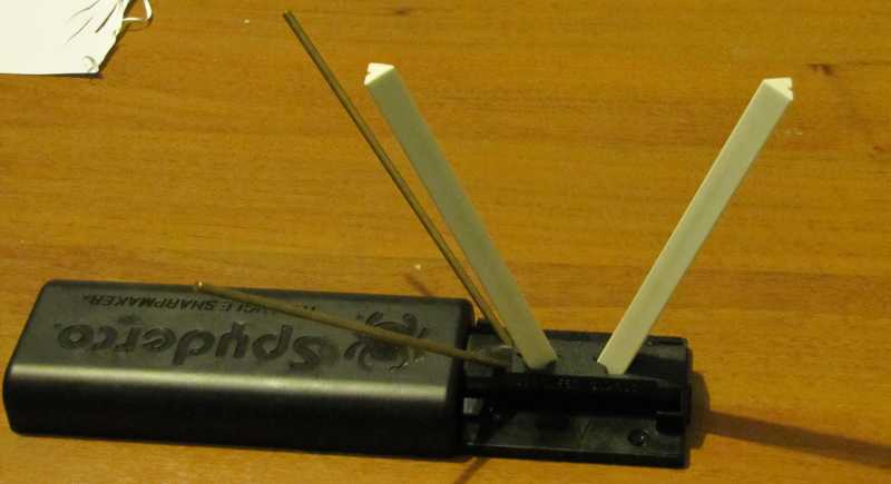 6)Заточка ножей от Spyderco