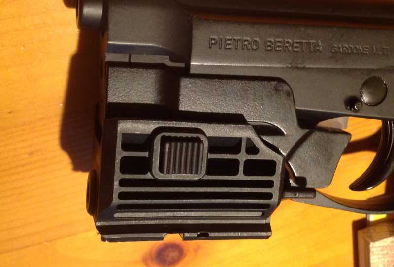 14) Установка ЛЦУ на Umarex Beretta 84FS 