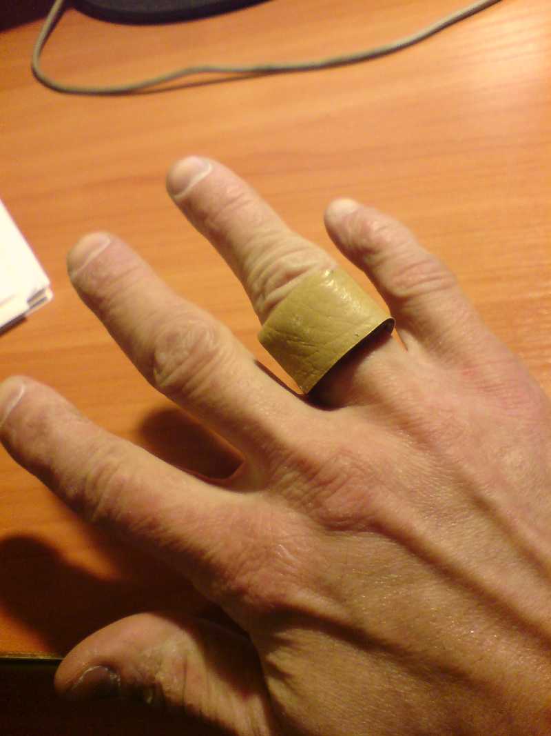 8)Тактическое кольцо или Что делать,если у вас короткие пальцы.