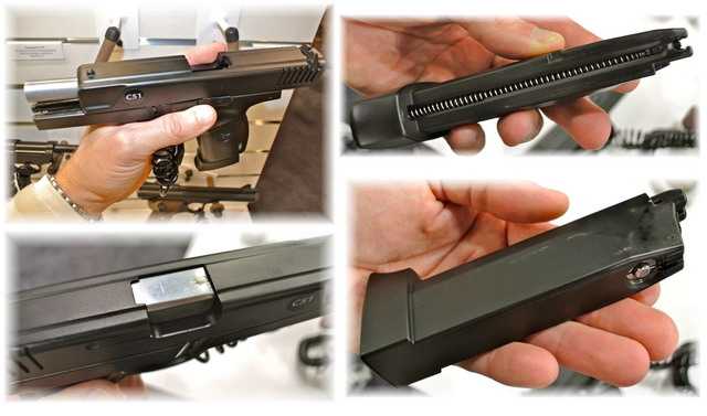 Пневматический пистолет с нарезным стволом и блоубэком Crosman C51