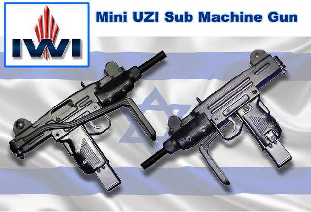 Пневматические модели Mini Uzi продаются под торговыми марками "Gletch...