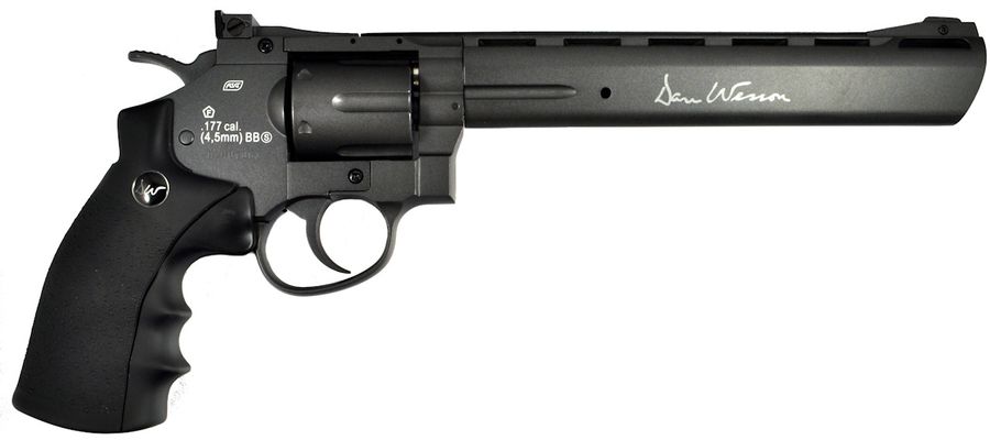 1)Пневматический револьвер ASG Dan Wesson 8