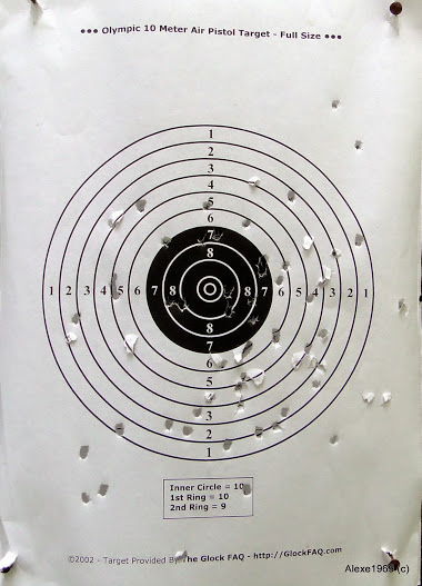 3)Пневматический пистолет Gletcher APS-P  - стрельба.