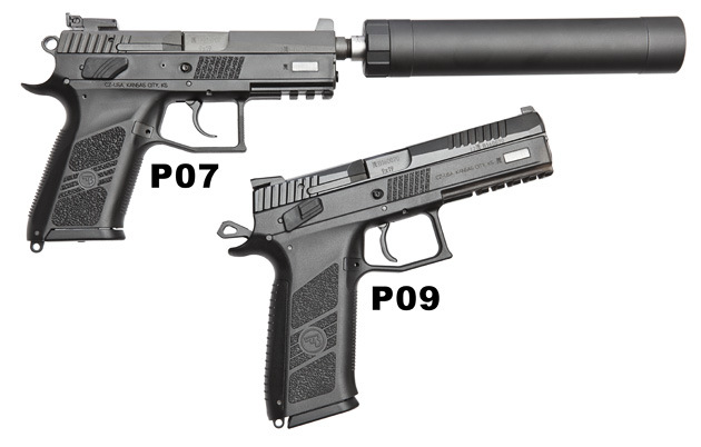 P-09 - большой брат P-07 2)Пневматический пистолет ASG CZ P-09 Duty