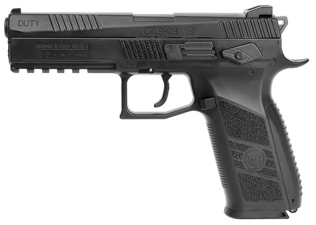 3)Пневматический пистолет ASG CZ P-09 Duty